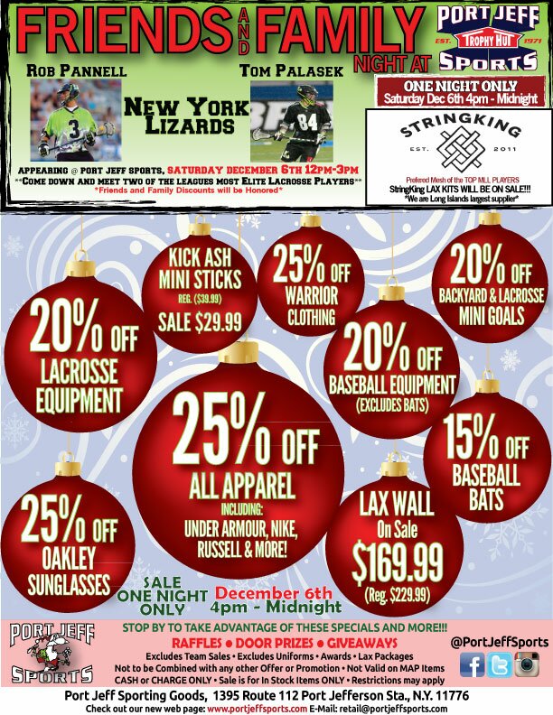 Friends and Family Sale Dec. 6th